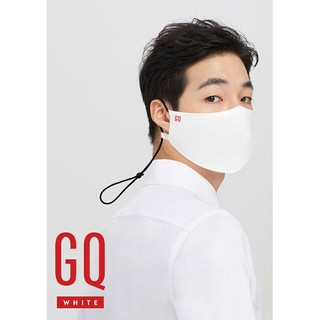 GQWhite™ Mask ผ้ากันน้ำ สีขาว / สีดำ ซักได้ 30 ครั้ง