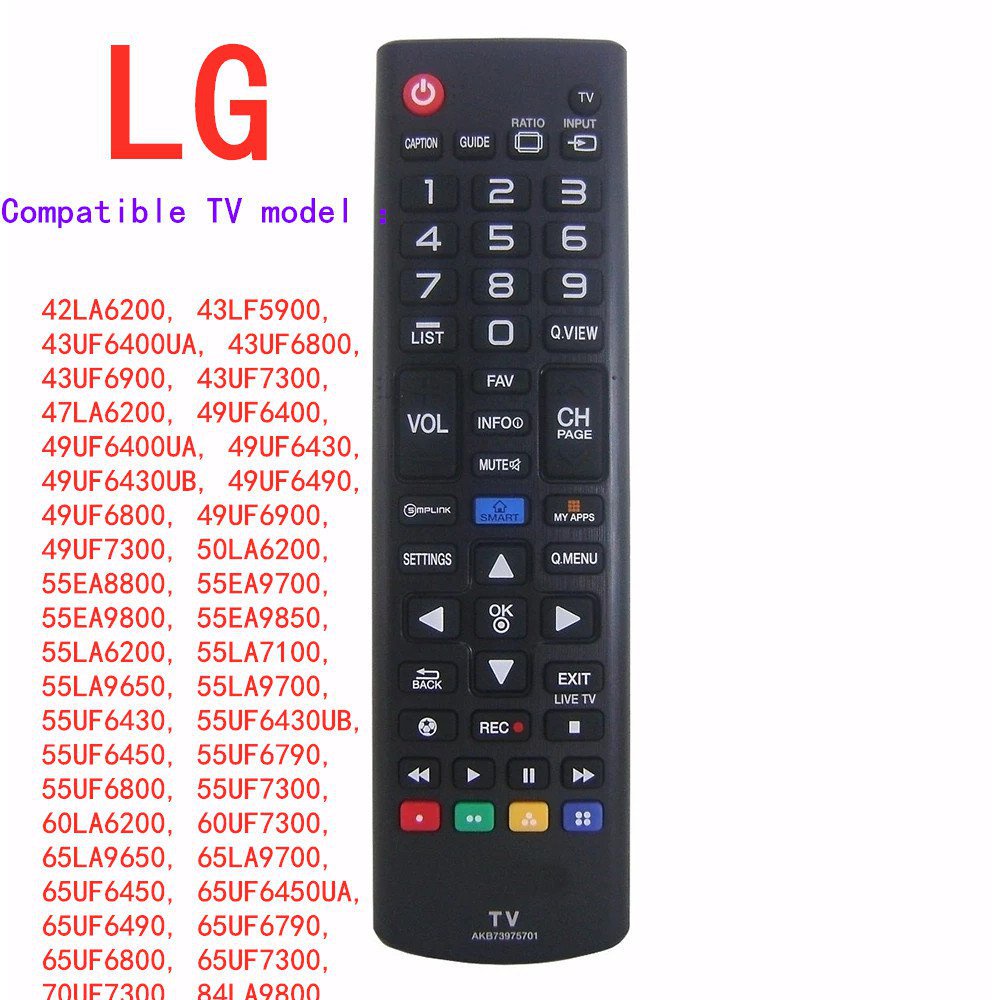 สําหรับ LG TV รีโมทคอนโทรล AKB73975701 ลูกชาย75055701 ลูกชาย73975702 ลูกชาย74475401 ลูกชาย73975701 เ