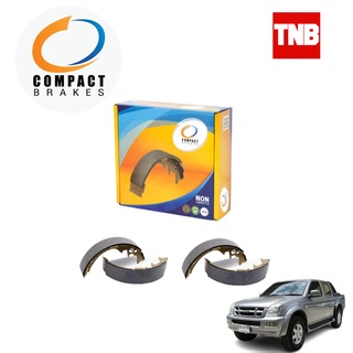 COMPACT ผ้าเบรคหลัง ก้ามเบรคหลัง Isuzu D-max Dmax 2wd Hilander ตัวสูง 4wd อีซูซุ ดีแม็ก ปี 2004-2011