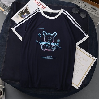 ์⚡️ พร้อมส่ง⚡️เสื้อยืดหญิง-ชาย🌸สไตร์สปอร์ตลายน่ารักสดใส ลายพิมพ์ใส่ฤดูร้อน N-564