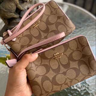 Coach คล้องมือ 2 ซิป พร้อมส่งแท้100%