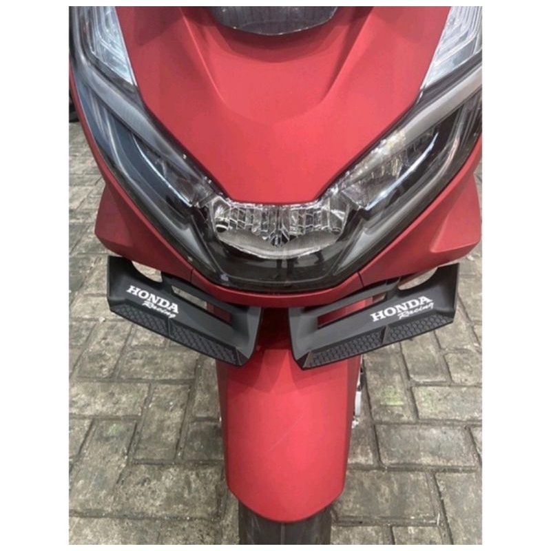 ปีกด้านหน้า Wingled Winglet สําหรับ Honda Pcx-160 / Pcx-150 รุ่นนกฮูกพลาสติกหนา ABS MHR เดิม