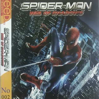 แผ่นเกมส์ ps2 Spider-Man: Web of Shadows