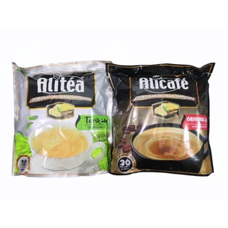 พร้อมส่ง​ ชา​​ Alitea  สูตรผสมโสม และกาแฟ​ Alicafe สูตรผสมโสม.