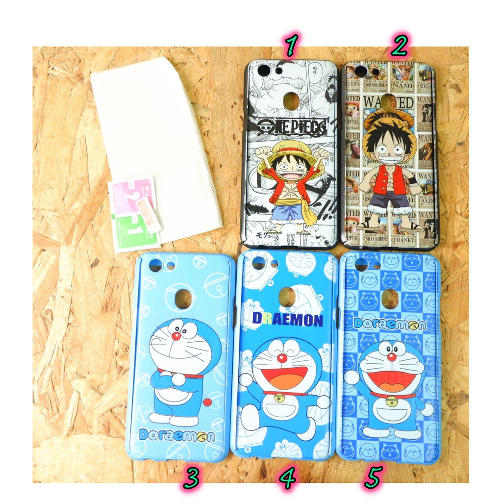 เคสประกบ 360 การ์ตูน+ฟิล์มกระจก #6 #F5/F5youth