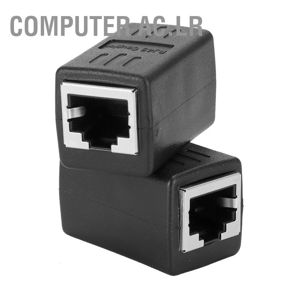 อะแดปเตอร์เชื่อมต่อสายเคเบิ้ล Coupler Rj45 Lan Female To Adapter สําหรับ Cat7 / Cat6 Cat5E 2ชิ้น
#8
