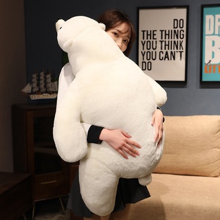 หมอนตุ๊กตาหมีขั้วโลก ขนาดใหญ่ ของเล่นสําหรับเด็กผู้หญิง