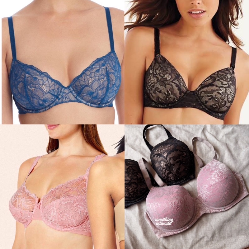 ขนาดใหญ่ - KOHL BALI Nearly Nude The Poppy Lace Desire Side Slimming Lightly Lined Bra / Big Size Ts
