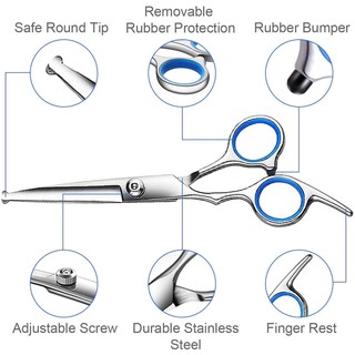 Top paw Grooming Scissors กรรไกรตัดขนสัตว์เลี้ยง