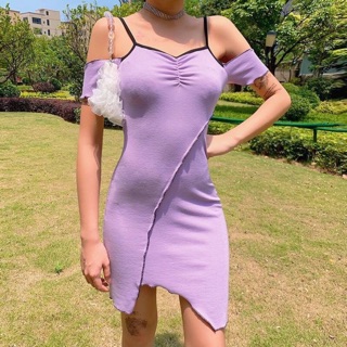 (preorder) purple sassy dress 💜