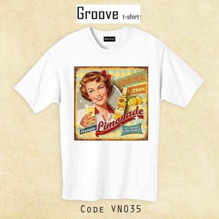 เสื้อยืดวินเทจ แนวๆหน่อย ลายสวย - Groovetshirt