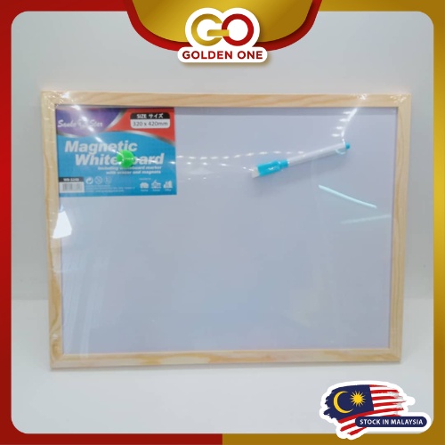 Sanko Magnetic WhiteBoard Set SKWB-3240 A3(395mmx295mm)/บอร์ดสีขาว