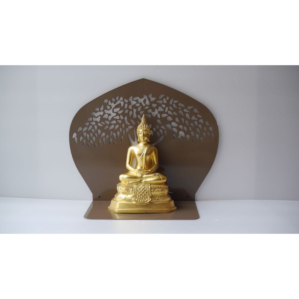 Hermosa Decor หิ้งพระ ชั้นวาง ลายฉลุ รูปต้นโพธิ์  Bodhi Buddha Shelf