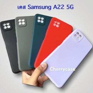 เคสนิ่ม Samsung Galaxy A22 5G/4G  เคสกันรอย  คลุมป้องกันกล้อง