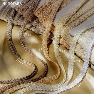 MOMOTARA No.688 (ชุดที่ 1) เทปทอลายตวัด Chinese Knit ขนาด 1.3 CM ความยาว 18 หลา