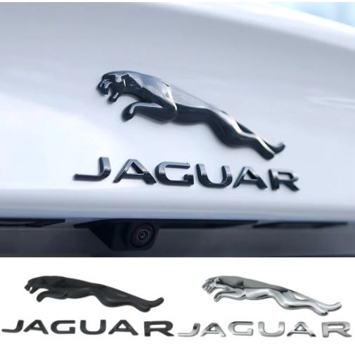 เพจโลโก้ เสือจากัวร์ พร้อมตัวอักษร มีกาวพร้อมติดตั้ง Jaguar Logo F-PACE F-TYPE XF XE XJL XE XF XJL E
