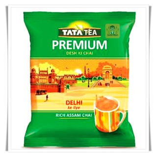 เมล็ดและใบชา พรีเมี่ยม ยี่ห้อ ทาทา (Tata Premium)  (100, 250, 500 กรัม) -- Tata Tea Premium - Desi Ki Chai