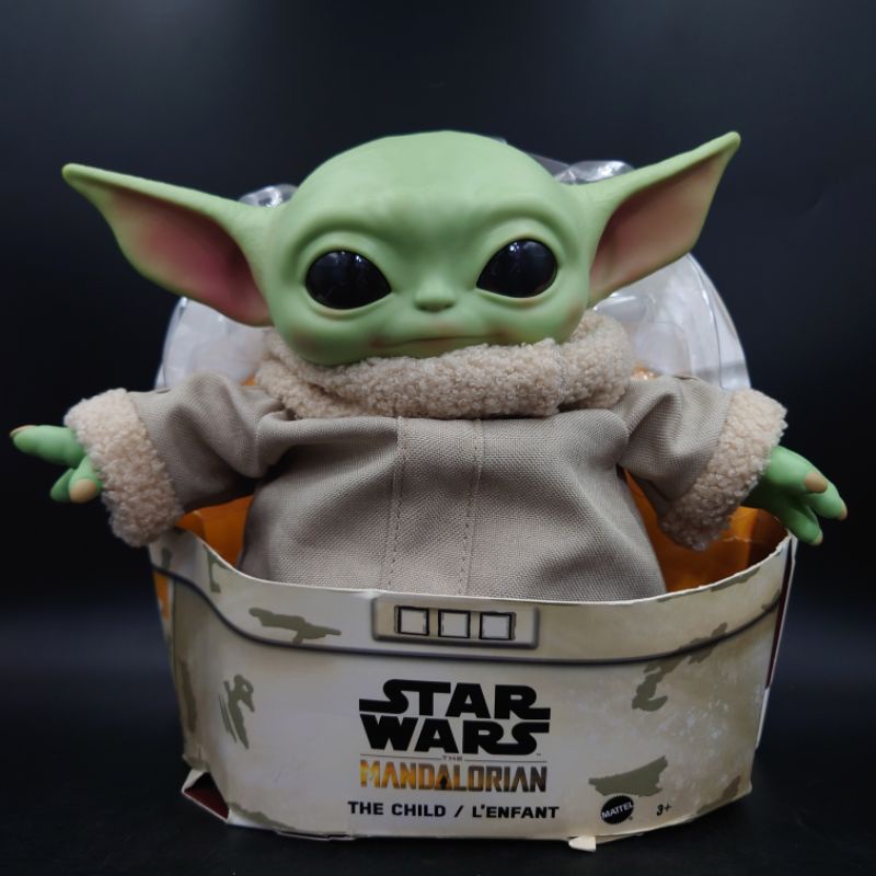 พร้อมส่ง โมเดล Baby Yoda ตัวใหญ่ 27 Cm งานสวยมากๆ หัวเป็นงาน Soft เสื้อทำจากผ้านุ่ม น่ารักสุดๆไปเลย ราคาถูก