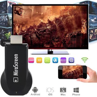 MiraScreen Miracast Wireless Display Mirroring WIFI Dongle อุปกรณ์แสดงผลจากจอมือถือสู่หน้าจอTV