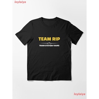 loylaiya เยลโลว์สโตน ละครอเมริกัน เสื้อพิมพ์ลาย Team Rip Train Station Tours Yellowstone Essential T-Shirt เสื้อยืดผู้หญ