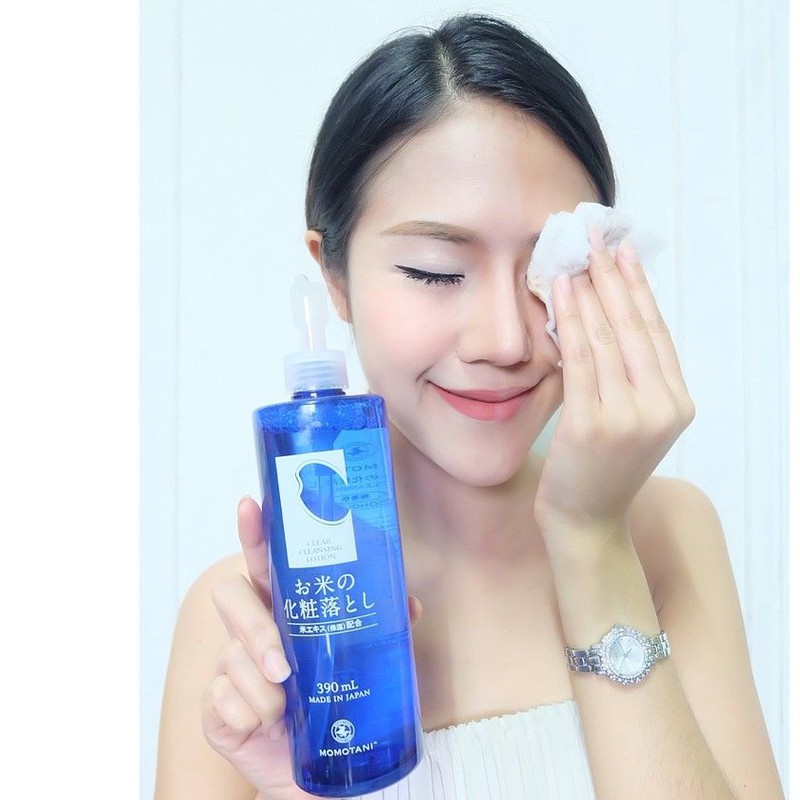 น้ำยาล้างเครื่องสำอาง ไมเซล่าสาเกญี่ปุ่นแท้ เมคอัพรีมูฟเวอร์ Momotani