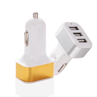 ที่ชาร์จในรถยนต์ Car Charger USB 3 port 5.1A (แบบ 3ช่อง)