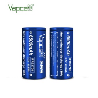 ของแท้ 100% Vapcell IFR32700 [G65 6500mAh][G62 6200mAh] 3.7V[1 ก้อน]