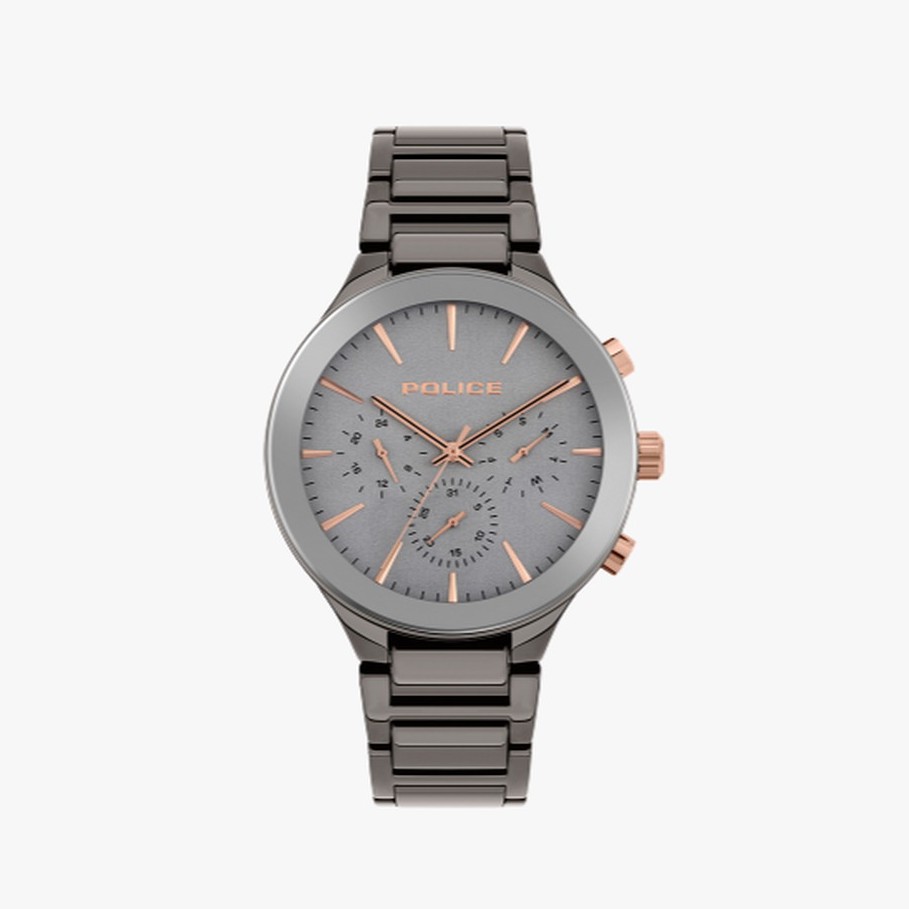 Police นาฬิกาข้อมือผู้ชาย Police Gifford grey stainless steel watch รุ่น PL-15936JBGY/13M
