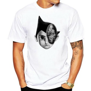 เสื้อยืดผ้าฝ้ายพิมพ์ลาย เสื้อยืดลําลอง แขนสั้น คอกลม พิมพ์ลายอนิเมะ Super Robot Astro Boy สําหรับผู้ชาย