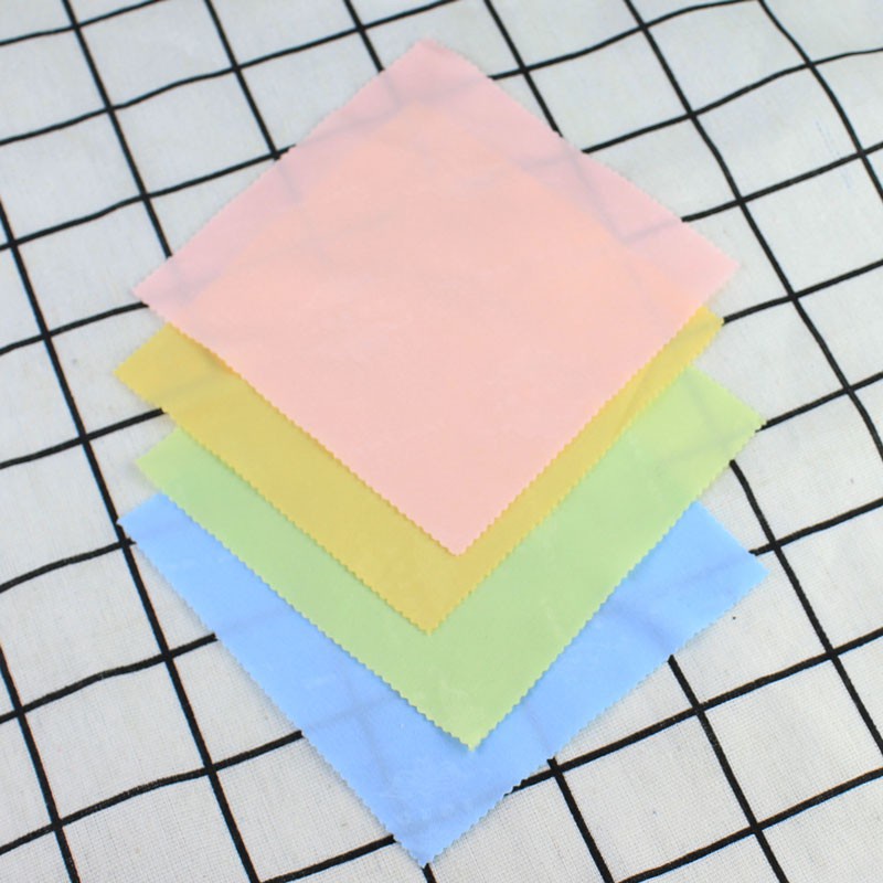 ผ้าสําหรับทําความสะอาดเลนส์แว่นตาแว่นกันแดด 1ชิ้น