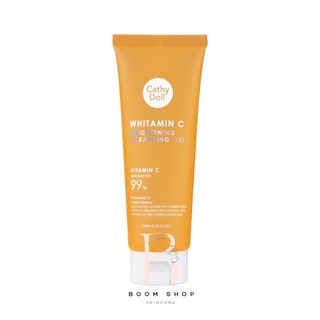 ส่งถูก-ส่งไว📌 Cathy Doll Whitamin C Cleansing Gel เคที่ดอลล์ เจลล้างหน้า สูตรวิตามินซี (120ml.)