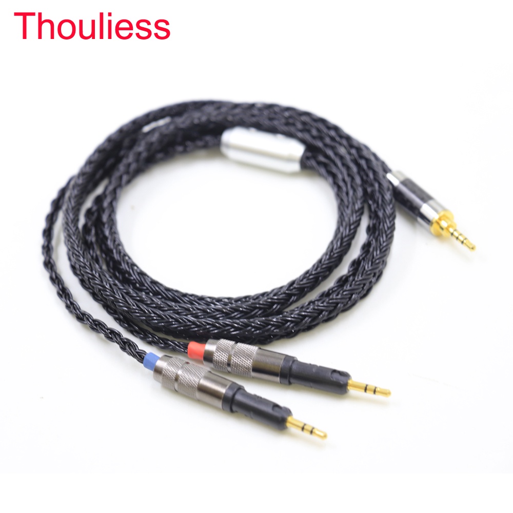 3.5 มม.6.35 มม.MAX 4.4 มม.16 Core OCC Silver Plated หูฟังอัพเกรดสําหรับ Audio-Technica ATH-R70X หูฟัง