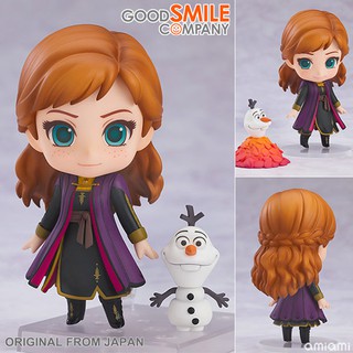 งานแท้ เนนโดรอยด์ Good Smile Company Disney Frozen 2 ดิสนีย์ โฟรเซ่น ผจญภัยปริศนาราชินีหิมะ Anna &amp; Olaf อันนา และ โอลาฟ