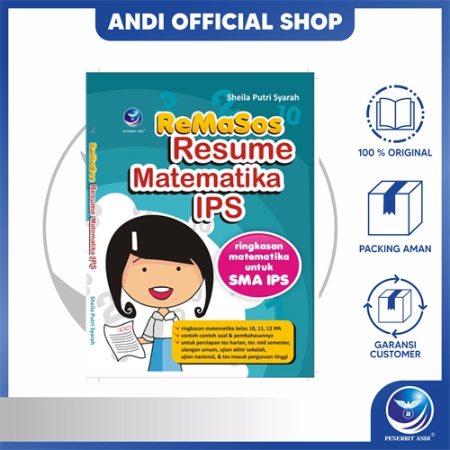 Andi สํานักพิมพ์ - หนังสือ Social Studies Mathematics Resume สรุปคณิตศาสตร์สําหรับ High School Socia