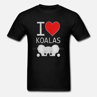 T-shirt เสื้อยืดแขนสั้น พิมพ์ลาย I Loe Koalas I Heart Koalas1 ACakhi96FAkffp02 สไตล์คลาสสิก สําหรับผู้ชาย S-5XL