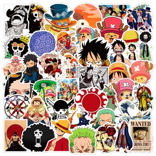 ☠ One Piece . Sailing Adventure 2022 Series 01 สติ๊กเกอร์ ☠ 50Pcs/Set Anime Luffy Chopper Zoro Nami Waterproof DIY Fashion Decals Doodle สติ๊กเกอร์