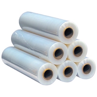 ฟิล์มยืดพันพาเลท (Stretch Film) ขนาด 50cm x 300m (15 MIC) / (17 MIC) / (20 MIC) ราคาต่อ 1 ม้วน ราคาถูกจากโรงงานโดยตรง