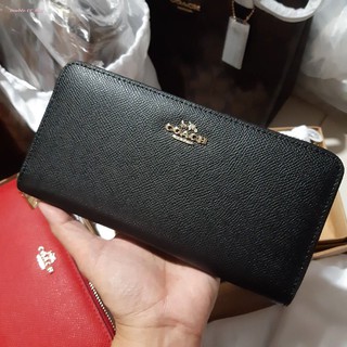 (แท้ 💯%‼) COACH 52372 ACCORDION ZIP WALLET