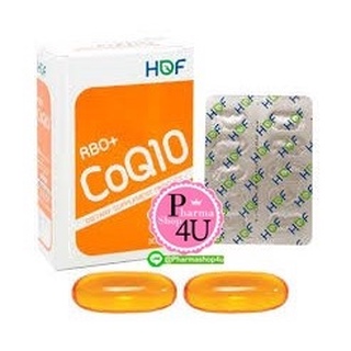 Pharmahof Coenzyme Q10 30mg บำรุงสมอง ผิวหนัง บำรุงหัวใจ 30 Capsules Hof Q10