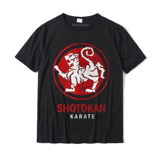 เสื้อยืด ผ้าฝ้าย พิมพ์ลาย Shotokan Karate สไตล์คลาสสิก สําหรับผู้ชายS-5XL