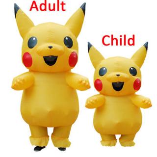 ชุดคอสเพลย์เด็กลาย Pokemon Pikachu กันน้ำ คอสเพลย์ เซอไพร์ น่ารักมาก