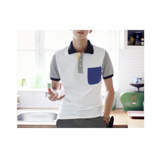 เสื้อโปโลแฟชั่น  Polo shirt  พร้อมส่ง