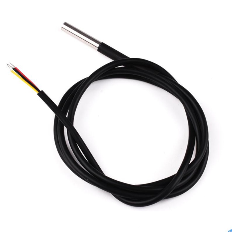 DS18B20 แพ็คเกจสแตนเลสกันน้ํา DS18b20 อุณหภูมิ Probe เซ็นเซอร์อุณหภูมิ 18B20 สําหรับ Arduino