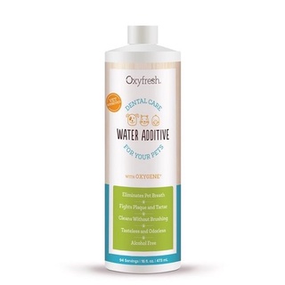 Oxyfresh Pet Dental Water Additive ขนาด 473ml ลดกลิ่นปากแมว ลดกลิ่นปากสุนัข