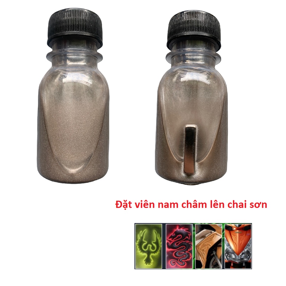 50g 3D Magnetic Paint สีเทาเงิน (TT-123)