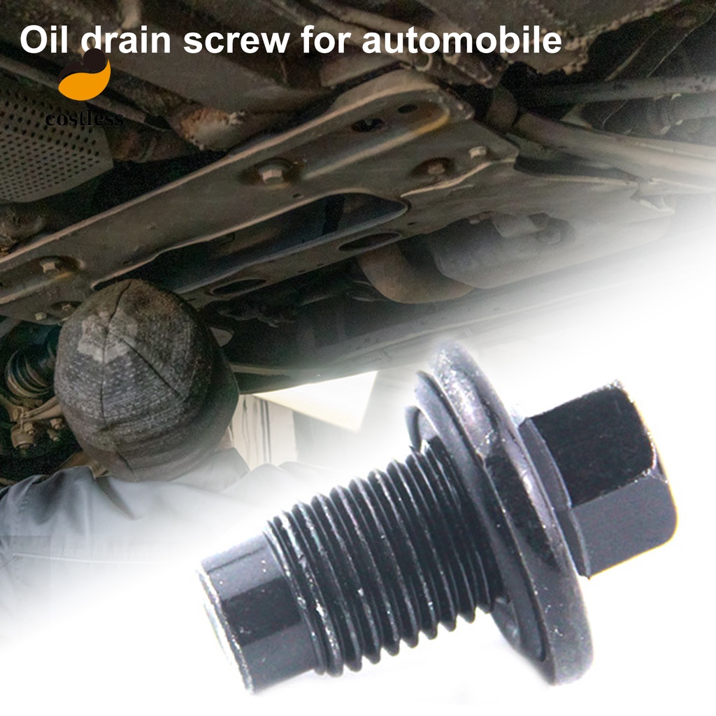 | สกรูท่อระบายน้ําน้ํามัน Hard Abrasion Resistance Metal M14 x 1.5 มม. สกรูกระทะน้ํามันเชื้อเพลิง 07