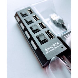 USB 2.0 HUB Combo Splitter 4 Port USB Switch High Speed