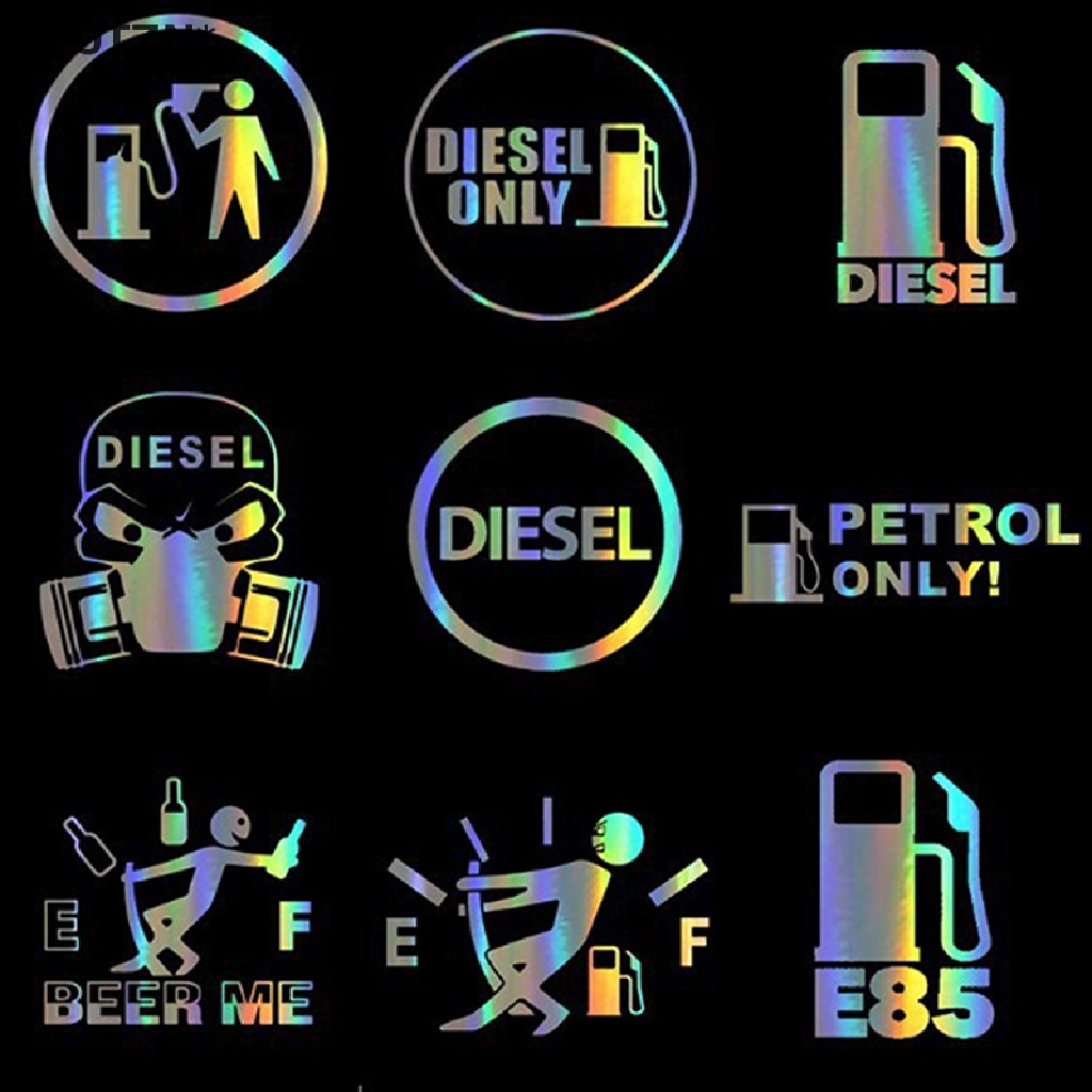 Utzn สติกเกอร์ไวนิล ลาย DIESEL ONLY 3D สําหรับตกแต่งรถยนต์