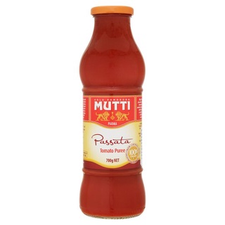 ✨คุ้มสุดๆ✨ มูตติ พาสสาต้า เนื้อมะเขือเทศบดละเอียด 700กรัม Mutti Passata Tomato Puree 700g