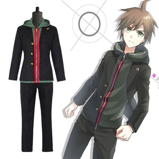 Danganronpa Trigger Happy Havoc Makoto Naegi เสื้อแจ็คเก็ตมีฮู้ดคอสเพลย์